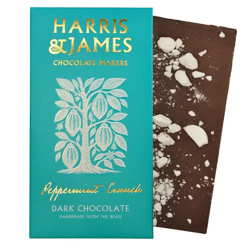 Harris & James Peppermint Crunch Dark Chocolate 86g